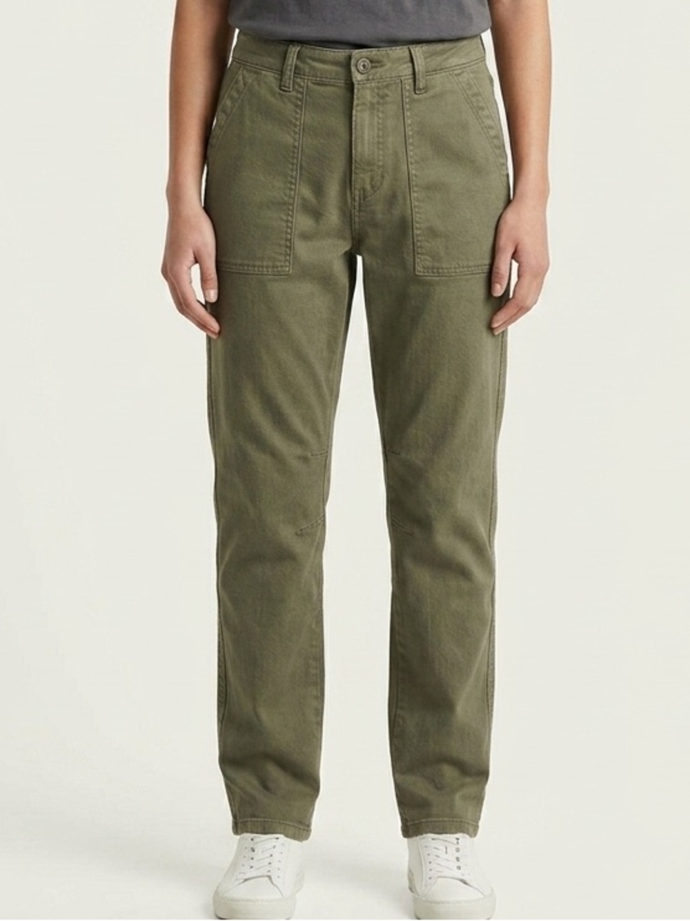 Supplies Workshop Peg Women's Straight-Leg Utility Pants in Olive